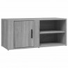 Mueble para TV madera contrachapada gris Sonoma 80x31.5x36 cm 2