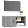 Mueble para TV madera contrachapada gris Sonoma 80x31.5x36 cm 4