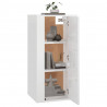 Mueble para TV de pared blanco brillante 40x34.5x80 cm 3