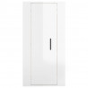 Mueble para TV de pared blanco brillante 40x34.5x80 cm 5