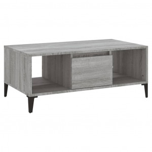 Mesa de centro 90x50x36.5 cm derivados madeira cinzento sonoma H