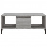 Mesa de centro madera contrachapada gris Sonoma 90x50x36.5 cm 5