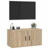Mueble para TV de pared roble Sonoma 80x34.5x40 cm 4