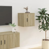 Móveis de TV de parede 2 pcs 40x34.5x40 cm carvalho sonoma 4