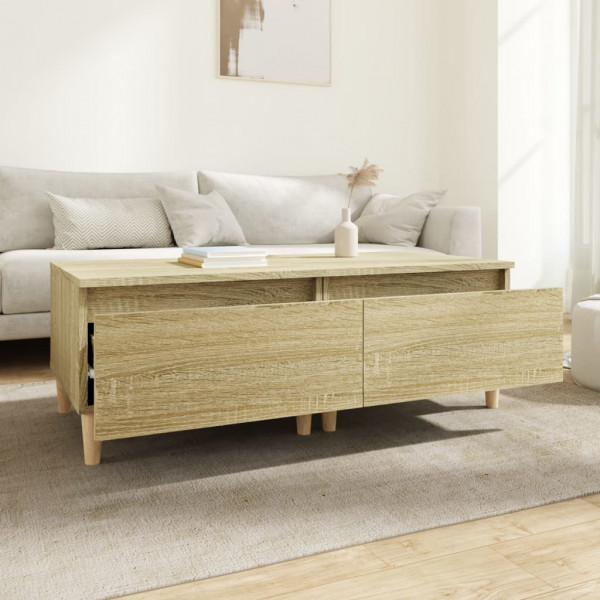 Mesas auxiliares 2 uds madera roble Sonoma 50x46x35 cm M 3