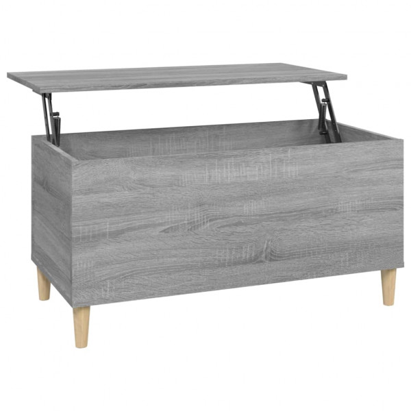 Mesa de centro 90x44.5x45 cm derivados de madeira cinza sonoma M 2