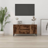 Mueble de TV madera contrachapada roble ahumado 102x44.5x50 cm 3