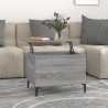 Mesa de centro madera contrachapada gris Sonoma 60x44.5x45 cm 1