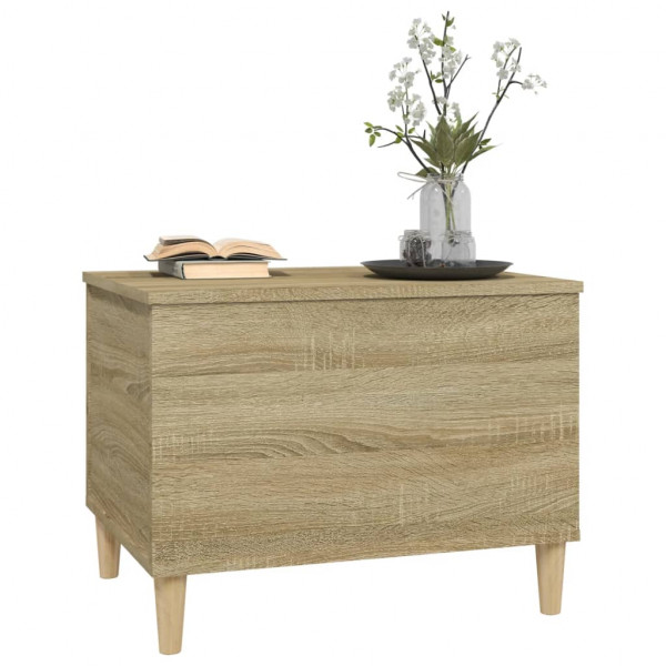 Mesa de centro madera contrachapada roble Sonoma 60x44.5x45 cm M 4