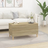 Mesa de centro madera contrachapada roble Sonoma 90x44.5x45 cm 3