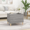Mesa de centro madera contrachapada gris Sonoma 60x44.5x45 cm 3