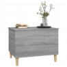 Mesa de centro madera contrachapada gris Sonoma 60x44.5x45 cm 4