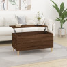Mesa de centro madera contrachapada roble marrón 90x44.5x45 cm 1