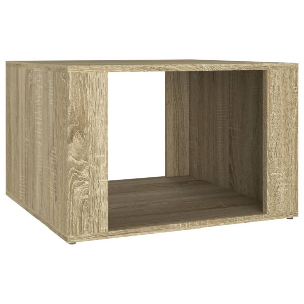 Mesita de noche madera contrachapada roble Sonoma 57x55x36 cm M 2