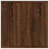 Mueble para TV de pared roble marrón 40x34.5x40 cm 5