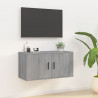 Mueble para TV de pared gris Sonoma 80x34.5x40 cm 1