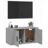 Mueble para TV de pared gris Sonoma 80x34.5x40 cm 5