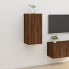 Mueble para TV de pared roble marrón 40x34.5x80 cm 1