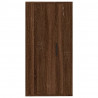 Mueble para TV de pared roble marrón 40x34.5x80 cm 5