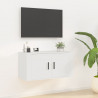 Mueble para TV de pared blanco 80x34.5x40 cm 1