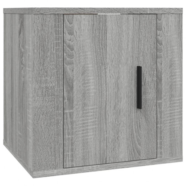 Móveis de TV de parede 2 pcs 40x34.5x40 cm cinzento sonoma M 5