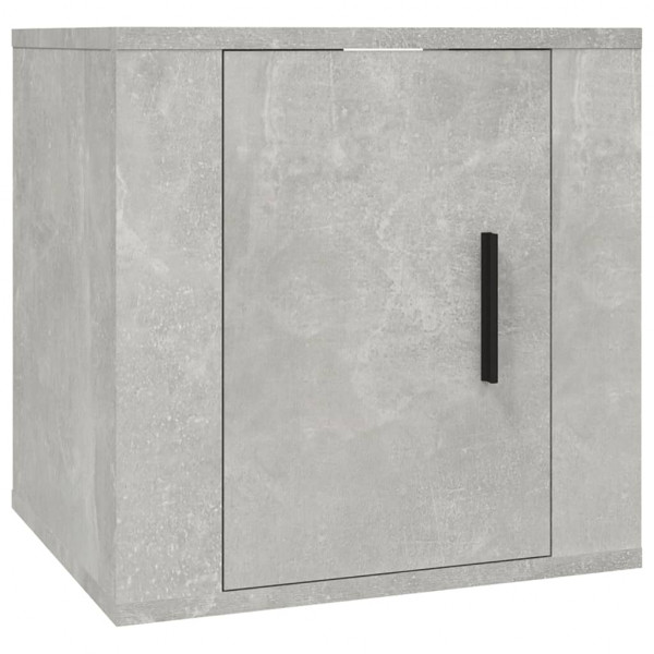 Móveis de TV de parede 2 pcs 40x34.5x40 cm cinzento cimento M 5