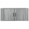 Mesa de centro madera contrachapada gris Sonoma 80x50x36 cm 5