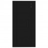 Mueble para TV de pared negro 40x34.5x80 cm 5