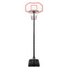 Canasta de baloncesto polietileno blanco 282-352 cm 2