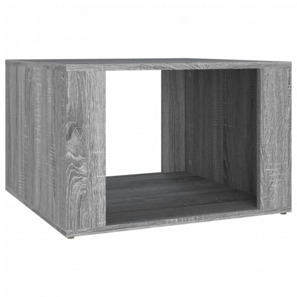 Mesita de noche madera contrachapada gris Sonoma 57x55x36 cm M 2