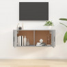 Mueble para TV de pared gris hormigón 100x34.5x40 cm 3
