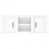 Mueble para TV madera contrachapada blanco 100x31.5x35 cm 5
