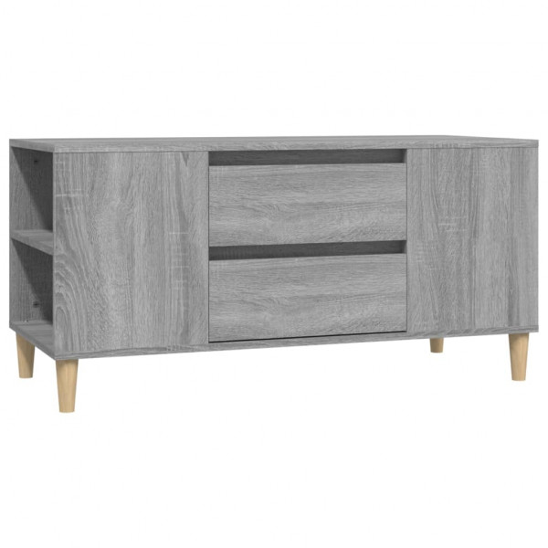 Móvel para TV 102x44.5x50 cm derivados madeira cinzento sonoma M 2