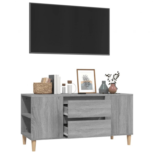 Móvel para TV 102x44.5x50 cm derivados madeira cinzento sonoma M 5