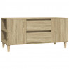 Mueble para TV madera contrachapada roble Sonoma 102x44.5x50 cm 2