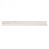 Estantes de pared 2 uds madera maciza de pino blanco 110x11x9cm 3