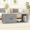 Mesa de centro madera contrachapada gris Sonoma 100x50.5x35 cm 1