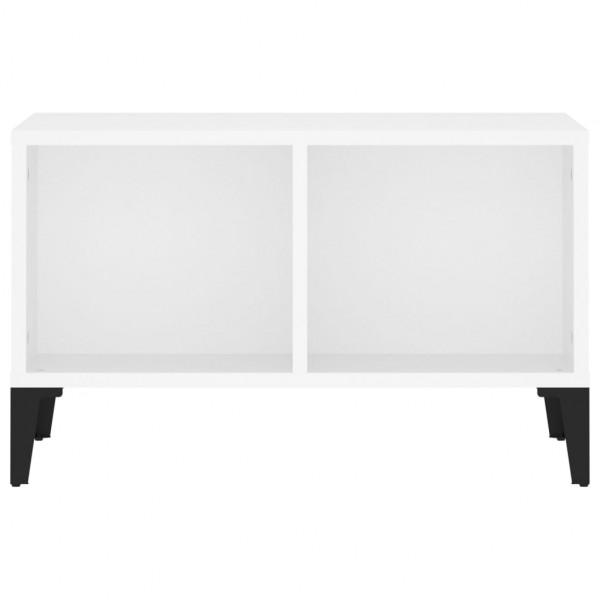 Mesa de centro madera contrachapada blanco 60x50x36.5 cm M 5