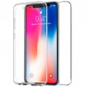 Fundação COOL Silicone 3D para iPhone X / iPhone XS (Border Transparent + Trasera) 2