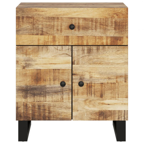 Mesita de noche madera mango madera contrachapada 50x33x60 cm M 3