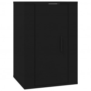 Mueble para TV de pared negro 40x34.5x60 cm H