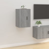 Móveis de TV de parede 2 pcs 40x34.5x60 cm cinzento sonoma 4