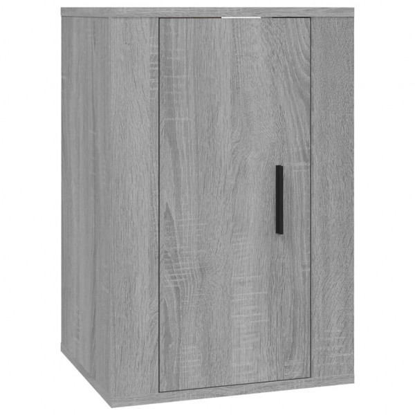 Móveis de TV de parede 2 pcs 40x34.5x60 cm cinzento sonoma M 5