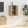Mueble para TV de pared roble Sonoma 40x34.5x60 cm 4