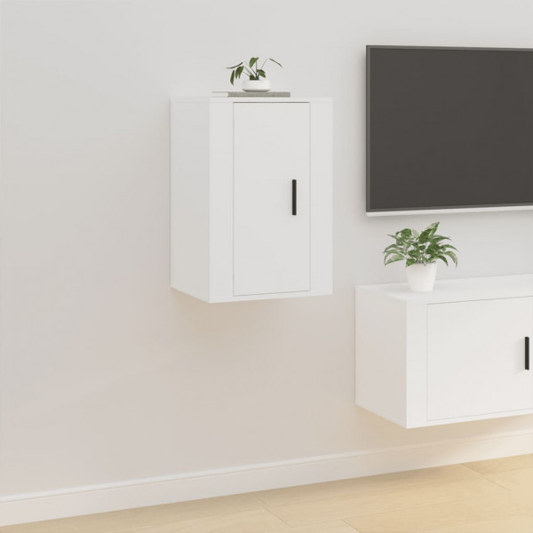 Móveis de TV de parede 2 pcs 40x34.5x60 cm branco M 4