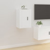 Muebles para TV de pared 2 uds blanco 40x34.5x60 cm 4
