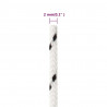 Cuerda para barco trenzada poliéster blanco 2 mm x 50 m 5