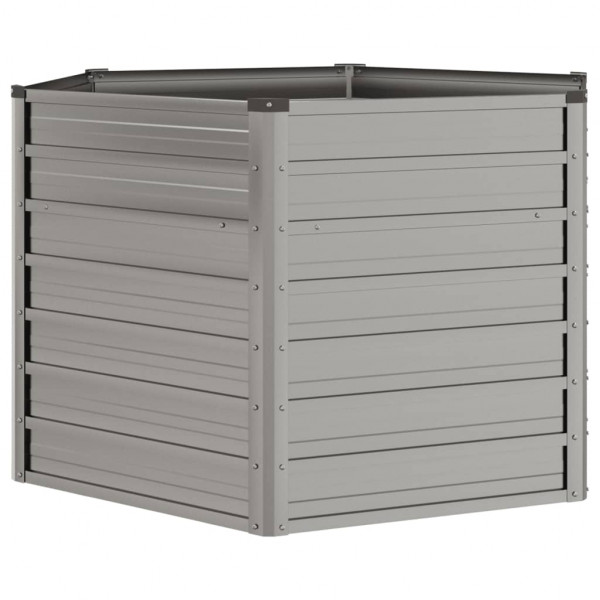 Arriate oxidado de acero corten 129x129x77 cm M 2