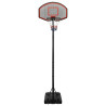 Canasta de baloncesto polietileno negro 282-352 cm 2