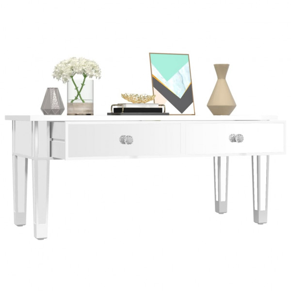 Mesa de centro espelhada 106x45x45cm derivados de madeira/vidro M 5